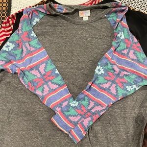 Lularoe randy very soft 3/4 length tee